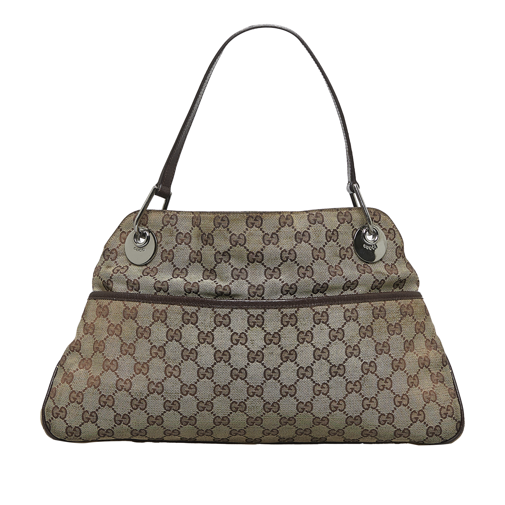 Pre-Loved Gucci Gg Canvas Eclipse Shoulder Bag